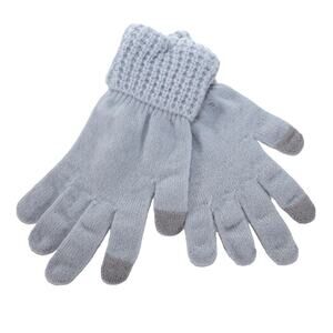 Style & Co Womens Winter Knit Gloves - One Size - Grey - NWT